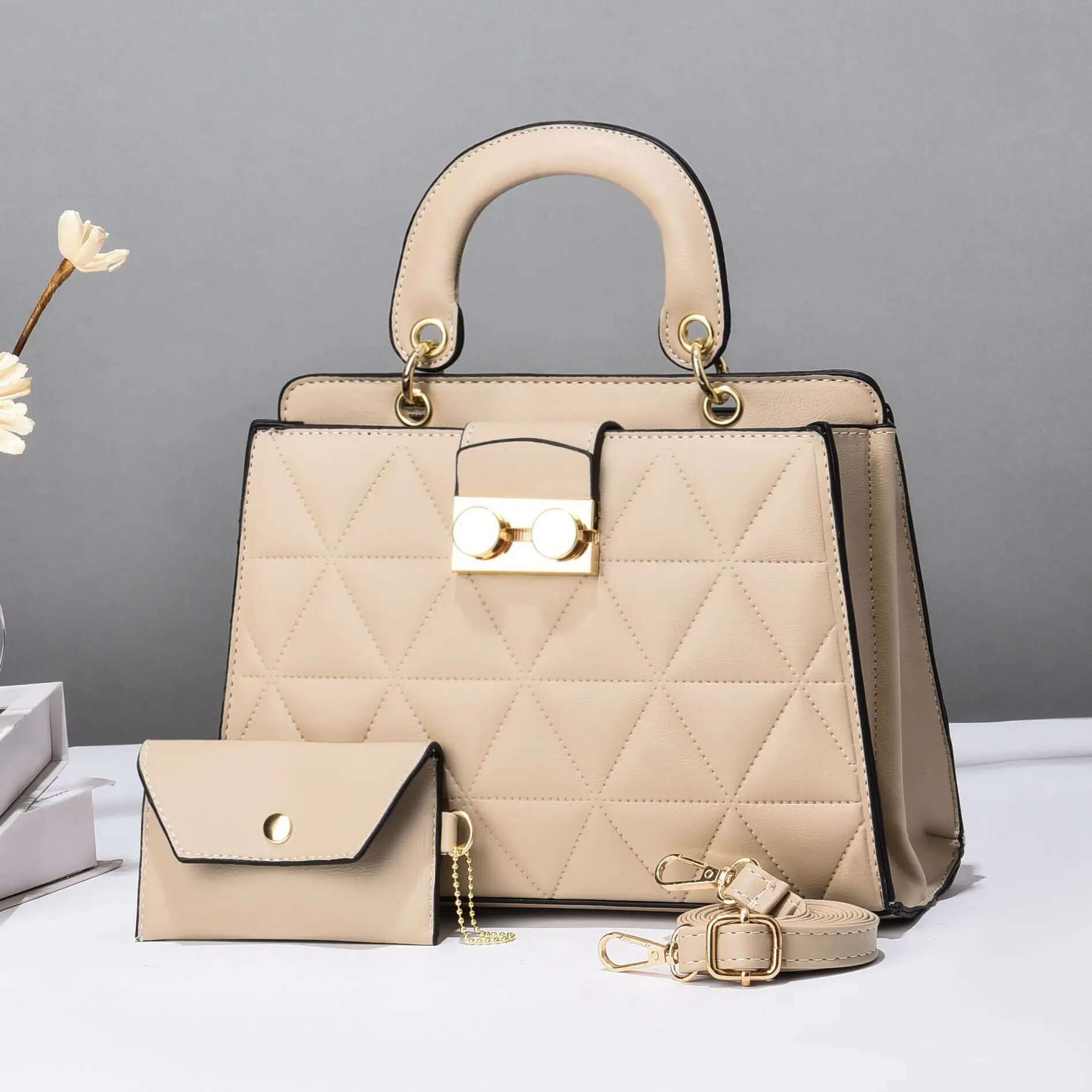 New Women Brand Female Shoulder Handbag For Fashion Single Shoulder Bags Designer Retro Fashionsquare Bag