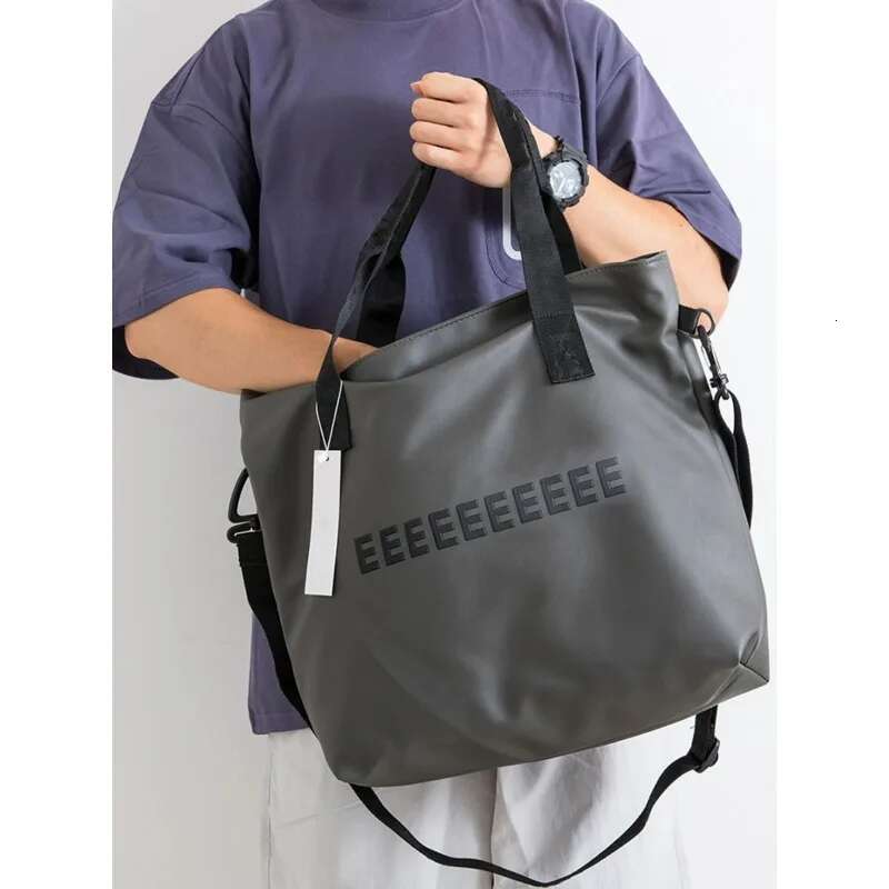 Trend Icon Men's Handbag Design 3D Letter Large Capacity Shoulder Classic Sports Tote Bag Travel Waterproof Backpack