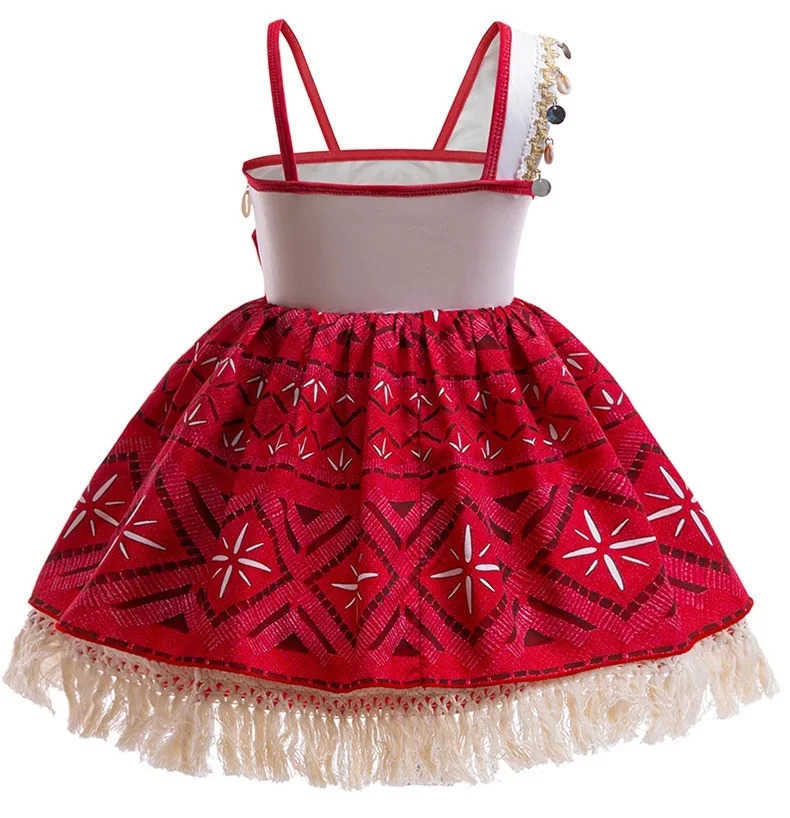 Disney 2024 New Movie Moana 2 Dress Girl Halloween Party Adventure Costume Girl Princess Fancy Costume Children Vaiana Costume Muababy X250408