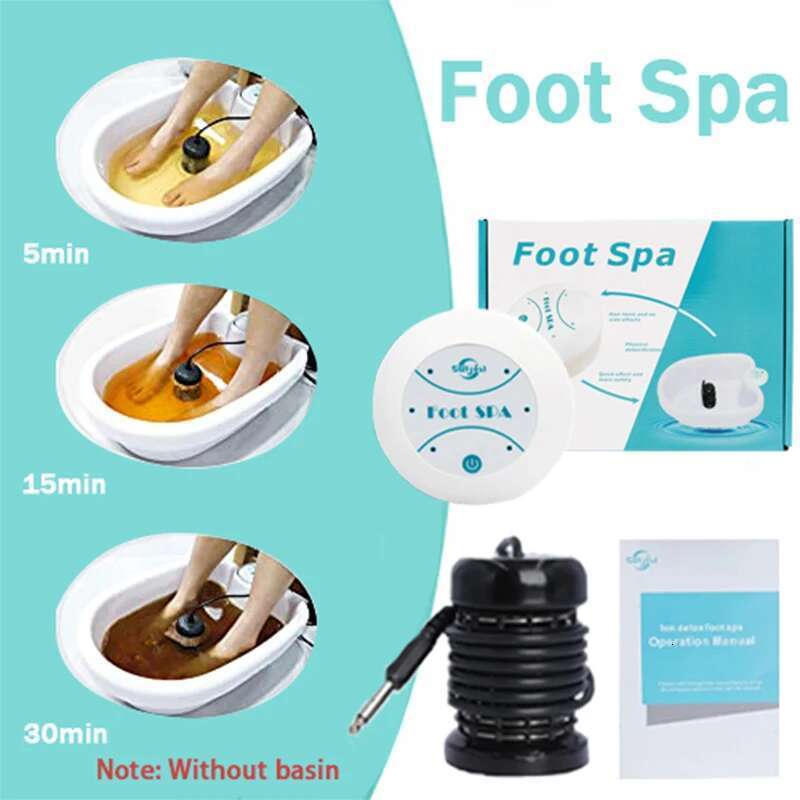 Detox Ionic hine Footbath Spa Detoxification Massager Mini Foot Bath Without Basin Therapy Arrays Aqua Massage Tools