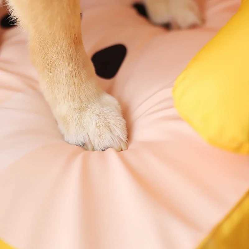 Summer dog bed for puppies cooling pad refreshing cat bed for puppies and kittens easy to clean anti slip bottom cat pad Y250407
