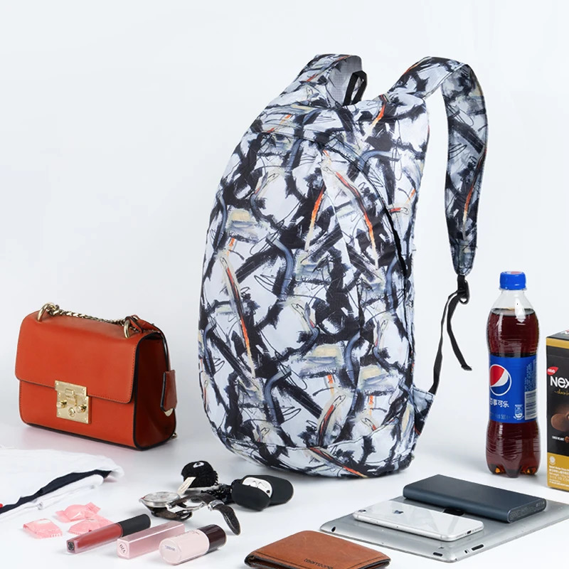 PLAYKING Lightweight Nylon Foldable Men Backpack Waterproof Mini Travel Pack Women Bag For Mochila Feminina For Camping 250407