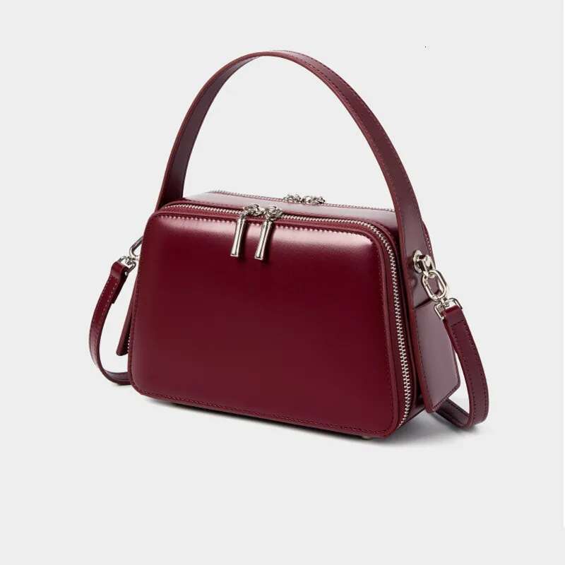 Fashion Underarm Cowhide Genuine Leather Handbags Women Vintage Shoulder Crossbody Bag Female High Quality Tote Bags
