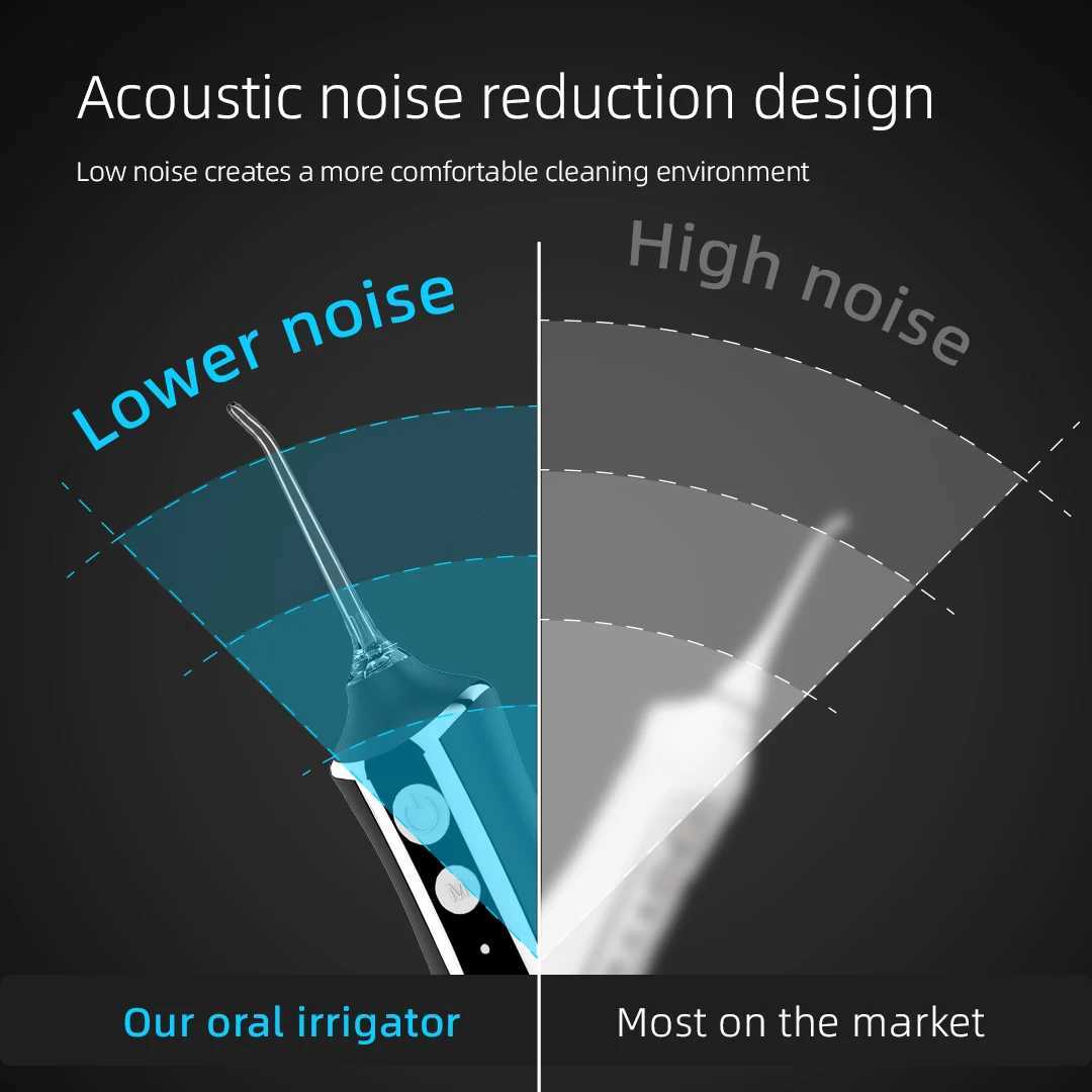 Portable oral irrigator used for teeth sink teeth sink nozzle tool picking and cleaning teeth 5 nozzles oral cleaning machine M250408