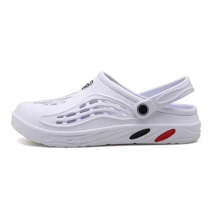 New Arrival New Mens Summer Sandals Mens Hole Sandals Hollow Breathable Flip Sandals Fashion Beach Slippers Large Size 49 T250407