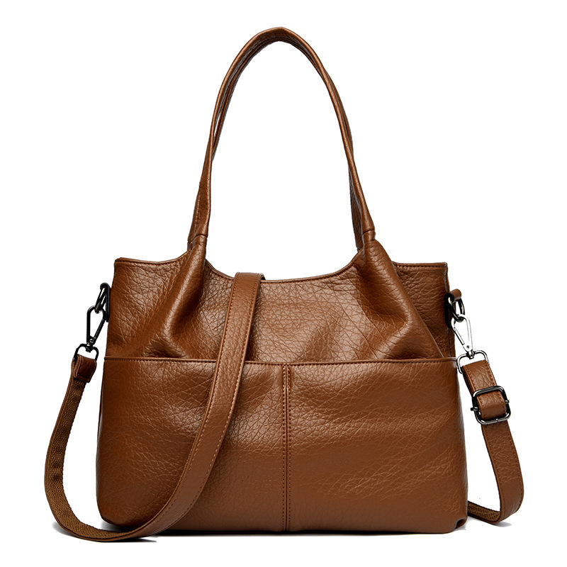 Large Capacity Tote Bag Women's Retro Fashion Luxury Design Bag Work Commute Crossbody Shoulder Handbag