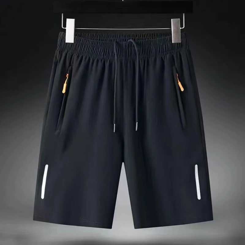 Fashion Casual Shorts Men Summer Breathable Board Shorts Running Jogging Mens Shorts Gym Fitness Sports Male Bottom Black 3XL XJ250605