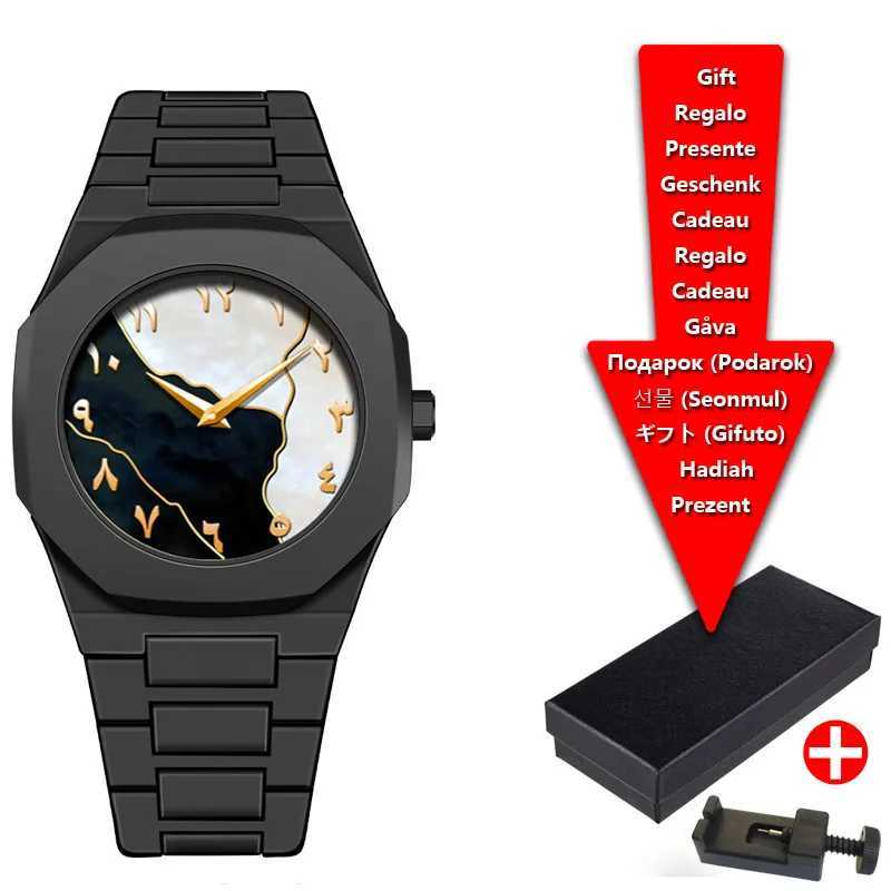 Vintage Middle Eastern Arabic numerals dial plastic strap waterproof watch casual lightweight quartz watch Y250407