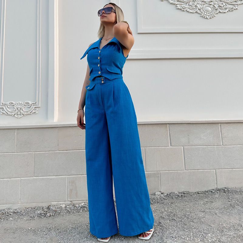 Women's Fashion High-End Ladies Casual Two-Piece Summer