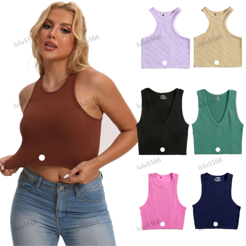 Yoga womens vest sports bra lingerie Tanks top workout clothes women cropped top Shorts Designer close skin bralette Nude sensation jump athletic wear gym clothes