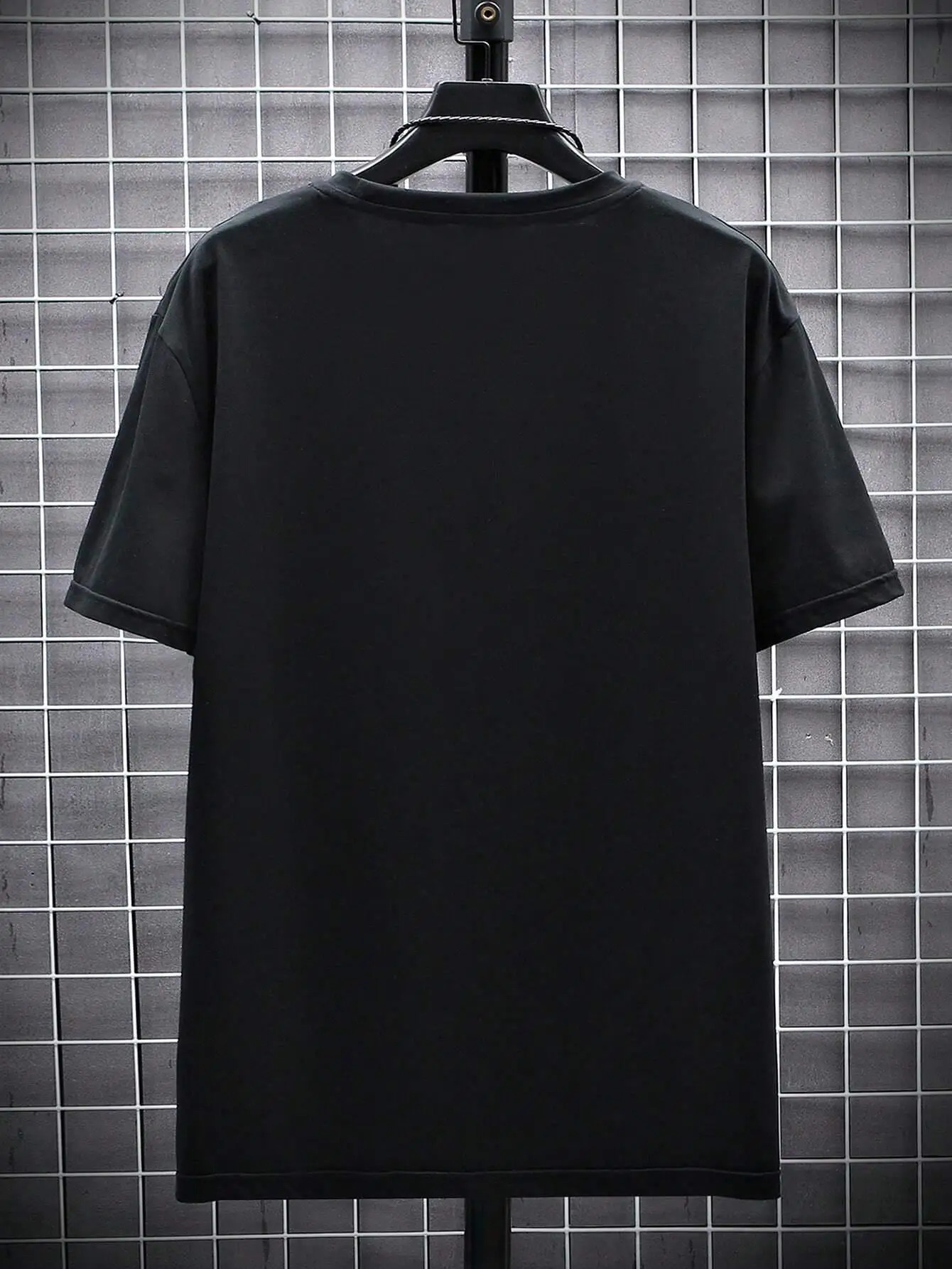 selling solid color high-quality printed T-shirt mens casual street T-shirt summer oversized clothing loose cotton short sleeved 250402