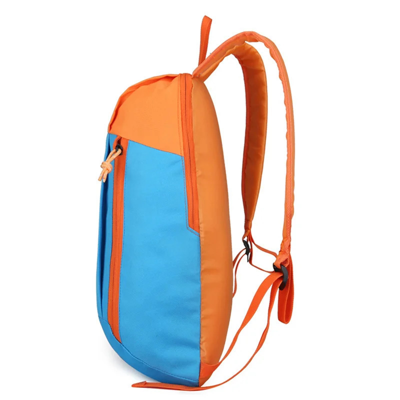 Outdoor Sports Backpack Small Gym Bag Outdoor Fitness Riding Shoulder Bag Color Oxford Cloth Backpack Men Kids Unisex Nylon Bag 250408
