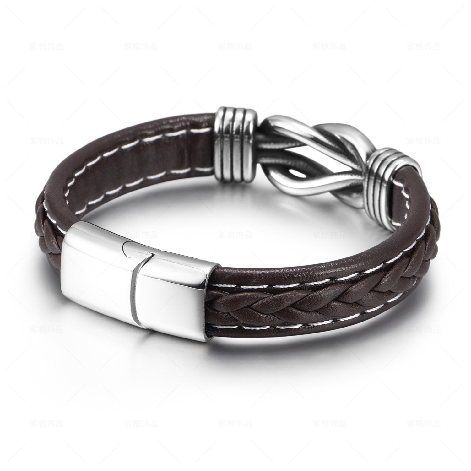 Stainless steel non fading men's high-end as gift for boyfriend father, a prestigious and bracelet accessory