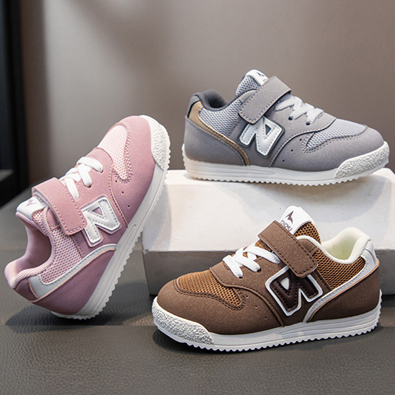 Toddler Kids Fashion Design Walking Shoes Sneakers Non-slip Casual Shoes Kidszworld Boys Girls Youth Outdoor Sports Trainers Shoes Size 26 - 37 K0628