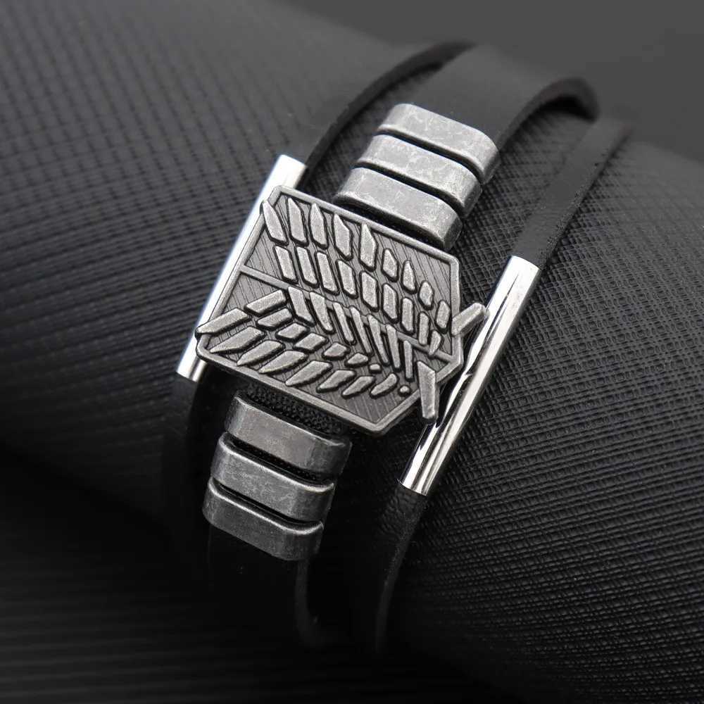 New Punk Cartoon Anime Attack nt Bracelets for Wen and Men Style Creative Bracelet Trend Personty Hand Jewelry GiftC250408