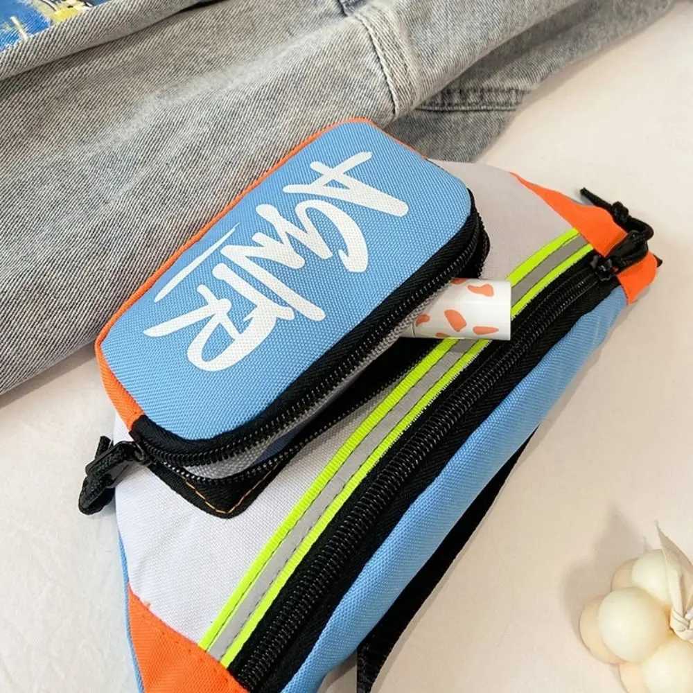 New Mini Waist Bag Oxford Cute Letter Banana Bag FAshion Fanny Pack Shoulder Cross ChEST Strap Bag Z250407