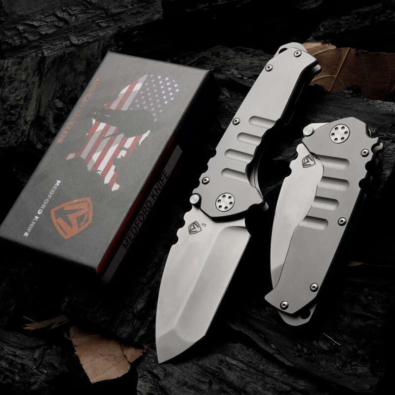 Medford-D2 Steel Heavy Duty Folding Wilderness Camping Hunting Self-Defense Emergency Rescue Tool S Fruit Knife