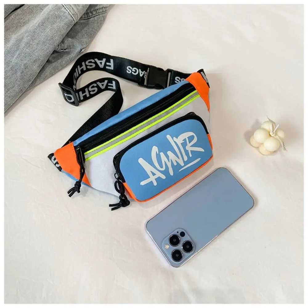 New Mini Waist Bag Oxford Cute Letter Banana Bag FAshion Fanny Pack Shoulder Cross ChEST Strap Bag Z250407