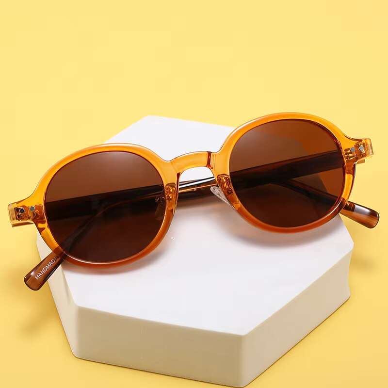 Good Quality Factory Direct Tr90 Uv400 Driving Polarized Round Vintage Sunglasses