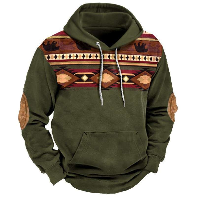 European and American style street trends, 3D digital printed men's hoodies, popular new casual fashion trend clothing