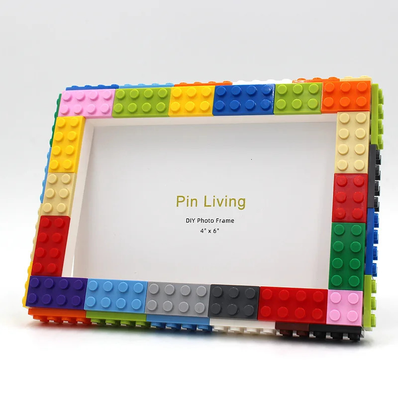 DIY Clourlful Building Block Picture Frames Po Frame Building Block Sets Creative Bricks Picture Frames Educational Gifts 250408
