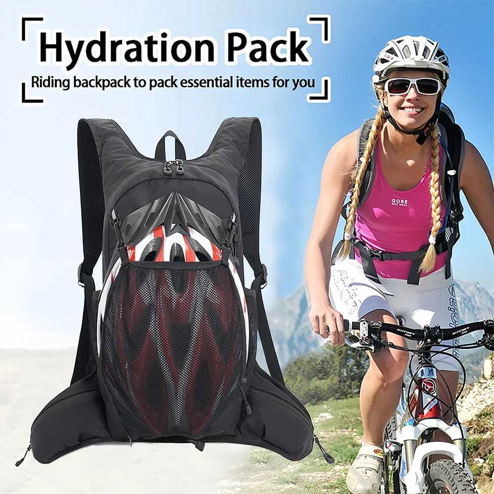 Hiking Backpack with Insulated Hydration Pack Water Backpack for Men Women in Outdoor Activities Like Running Cycling CampingC250407