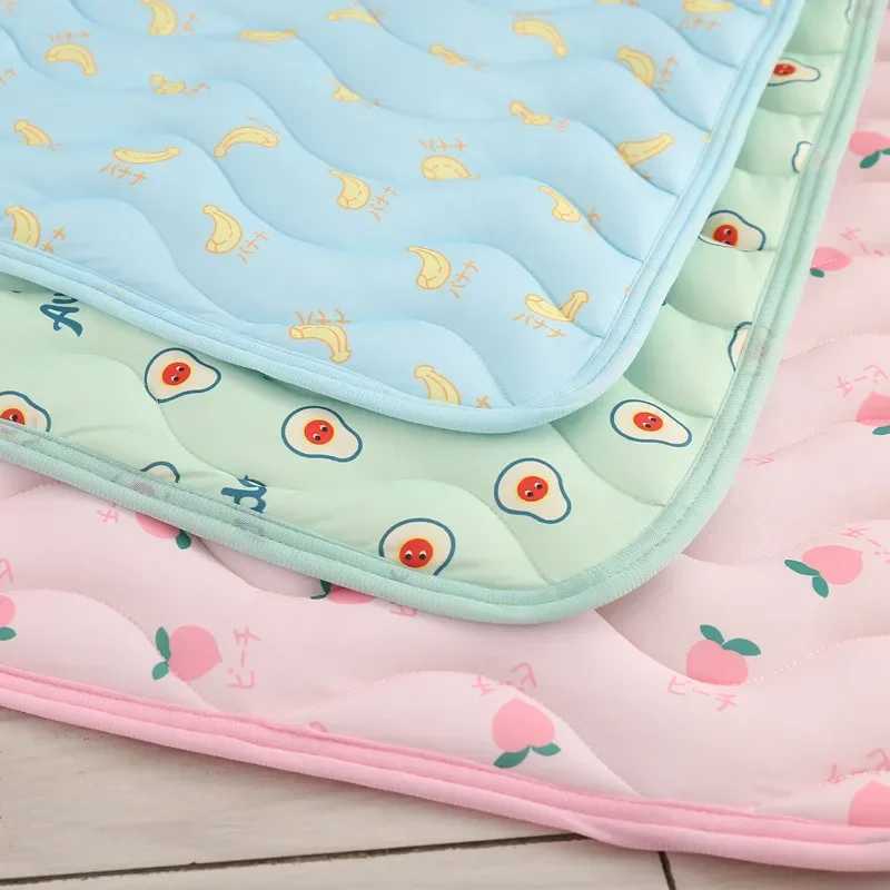Pet Dog Mat Cooling Summer Mat Dog Mat Cat Carpet Sofa Breathable Dog Bed Summer Washable Small Medium Large Dog Y250407