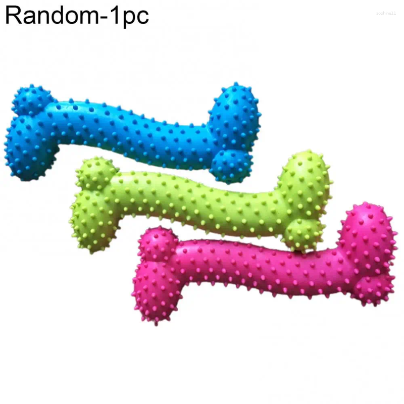 Update Pcs Chew Toy Bone Shape Chewing Training Rubber Tooth Cleaning Pet Supply TPR Dog Puppy Molar