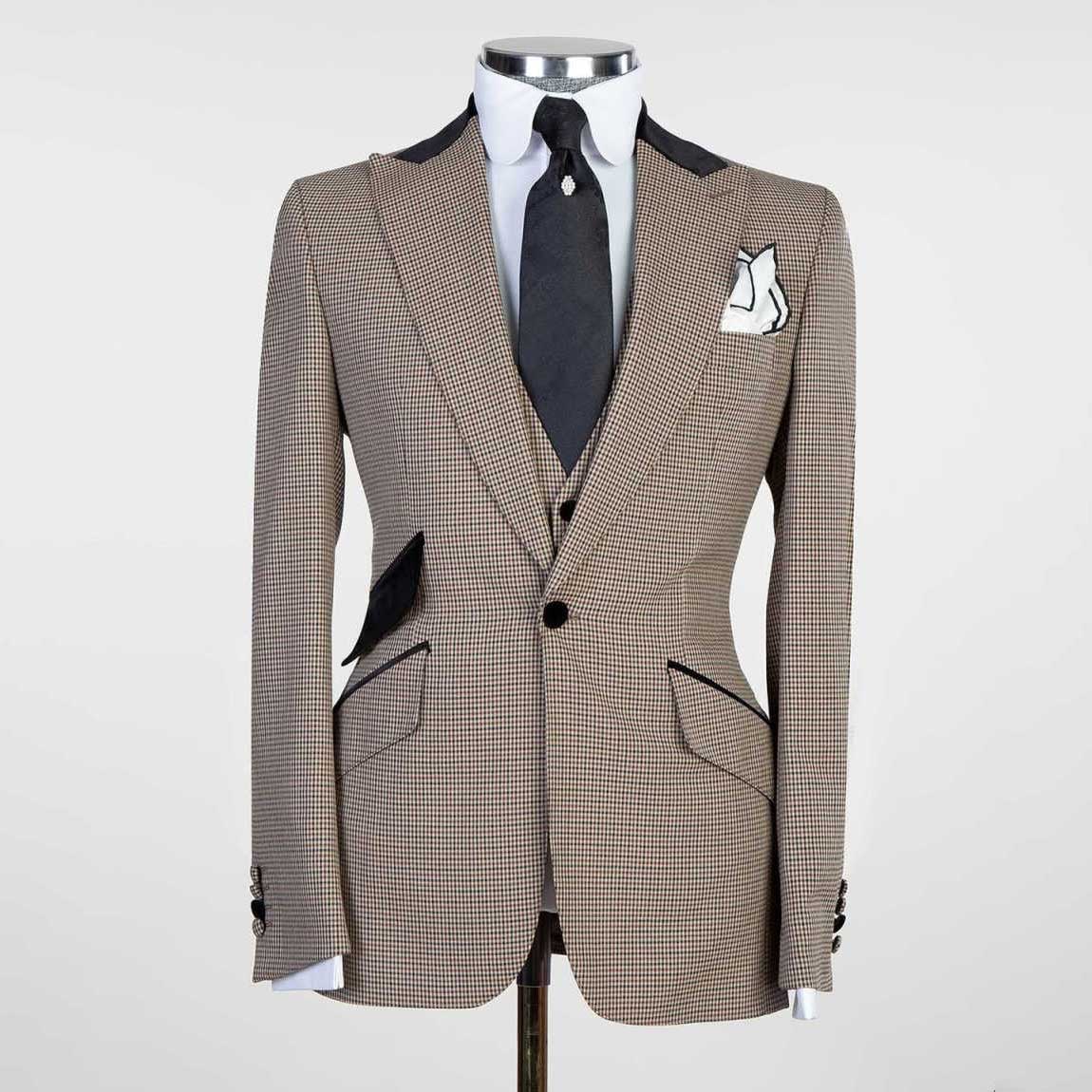 Classic Men Suit Wedding Men's Suit Party Suit Business 2-PCS Coat Vest Slim Tailor-Made Groom Groomsman Formal Occasions Size Customized M251021