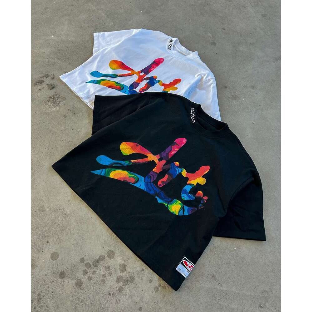 New Design Lazy High Street Versatile Unisex Loose T-shirt
