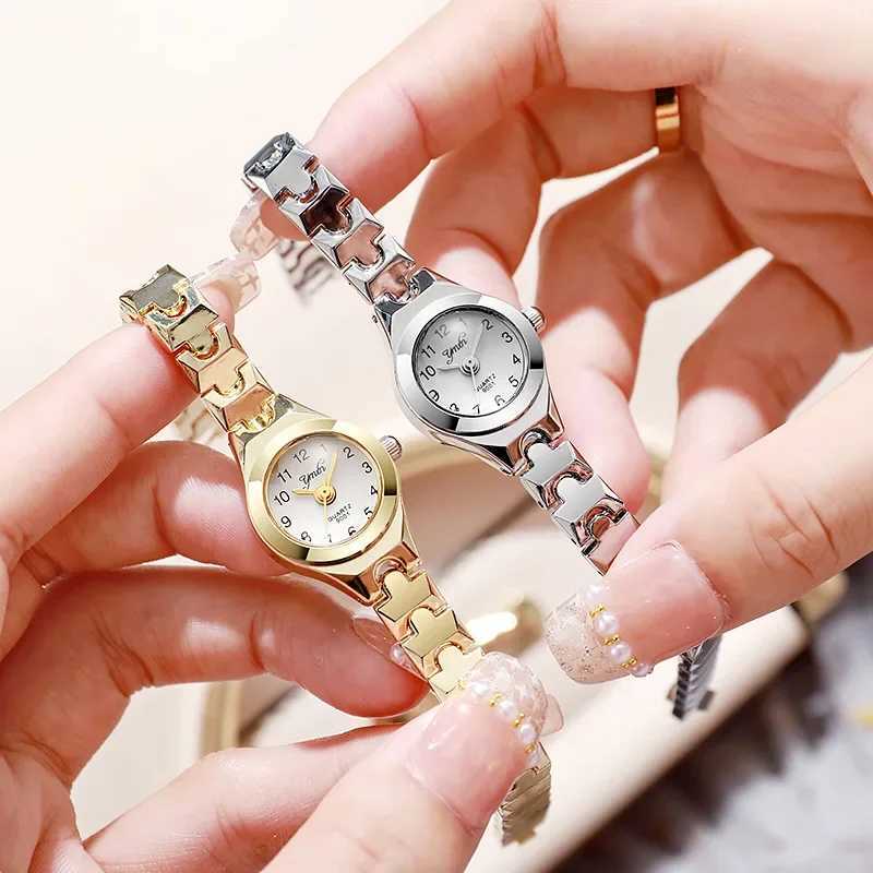Elegant Womens Watch Rose Gold Luxury Steel Bracelet Womens Watch GiftT250408