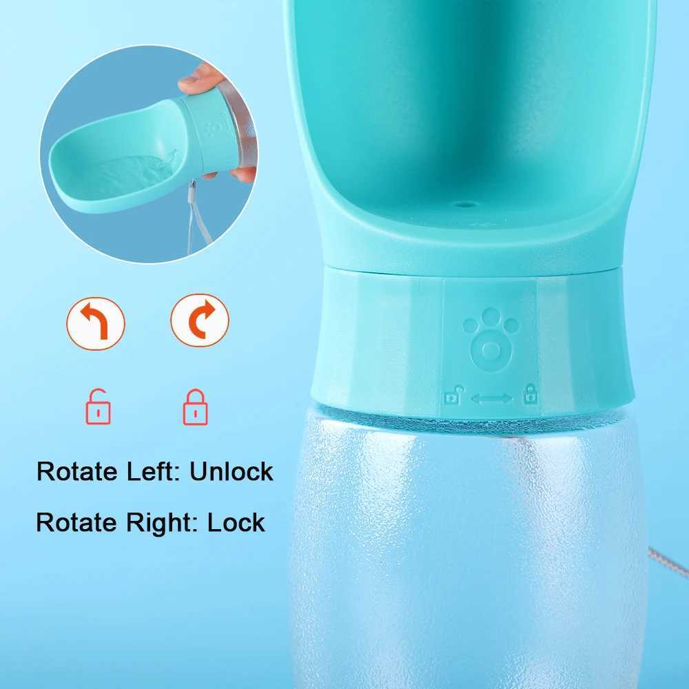 free shipp ing 500 ml Large Dog Port ab l e Pet Drinking Bot tl e Suit ab l e for Small and Medium sized Dogs Cats Outdoor Travel Beverage Cups Puppy 