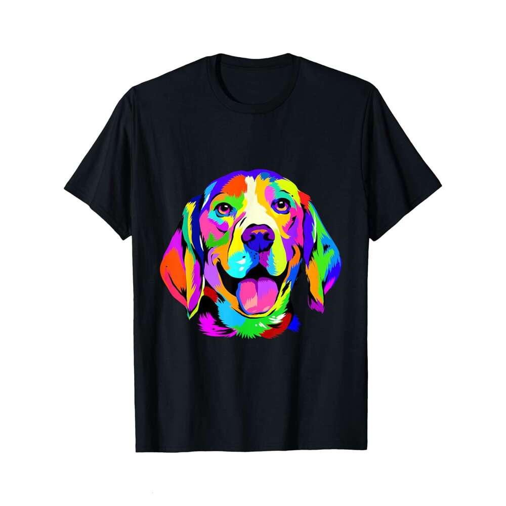 Designer T shirt Pop Art American Eskimo Spitz Dog Lover American Eskimo Mom - 220g Tshits