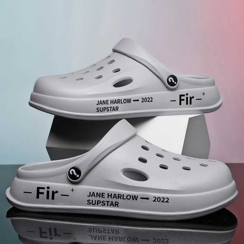 New Arrival Hole Shoes Outdoor Mens Sandals Breathable Lightweight Soft EVA Mens Slippers Mens Garden Shoes Clogs Couple Beach Casual Shoes T250407
