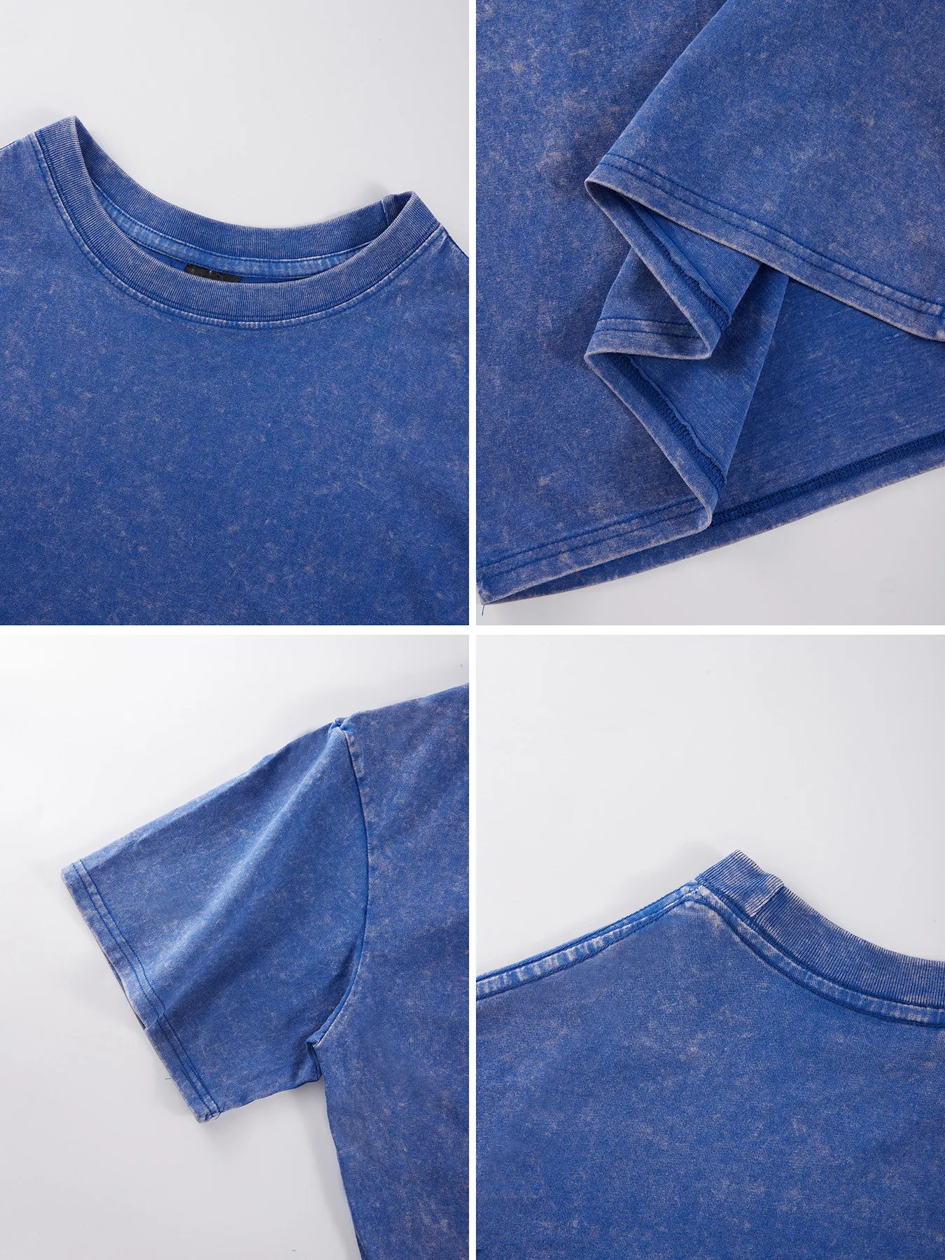 Chicago 1988 Made World Prints Washed T-Shirt Women Cotton T Shirts O-Neck Oversized Acid Wash Tops Summer Woman Clothes 250408