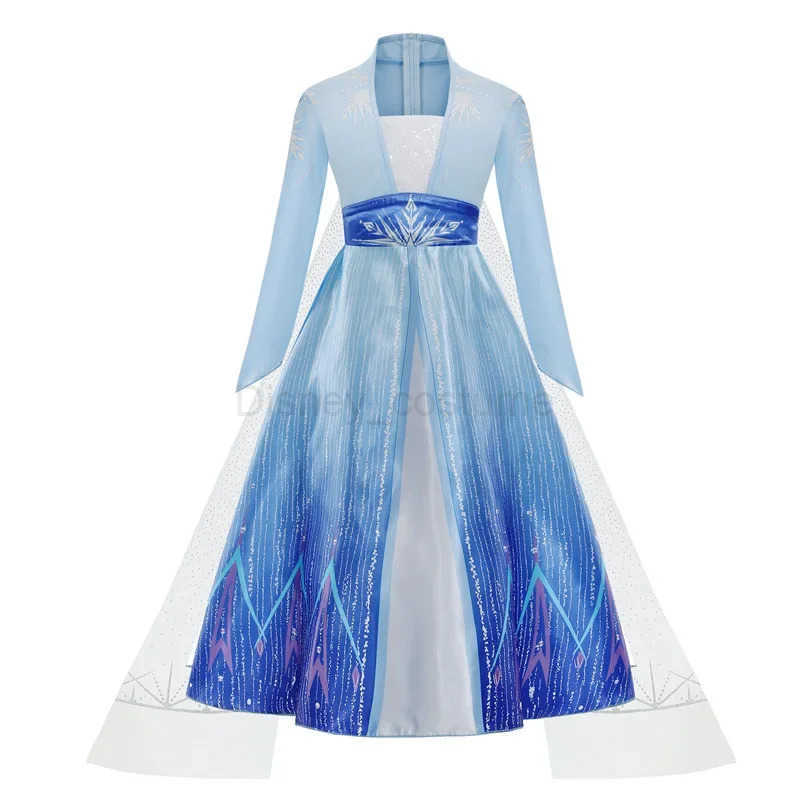 Disney Frozen Elsa Anna Princess Dress for Girls Sequined Mesh Ball Gown Carnival Clothes Kids Cosplay Snow Queen Frozen Costume X250408