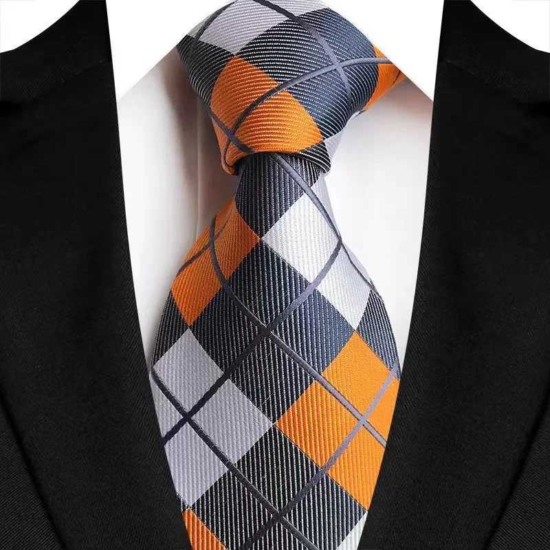 New Mens Classic Floral Tie Luxury Stripe 8cm Jacquard Neck Tie Necktie For Men Business Wedding Party Daily Wear Accessory X250407