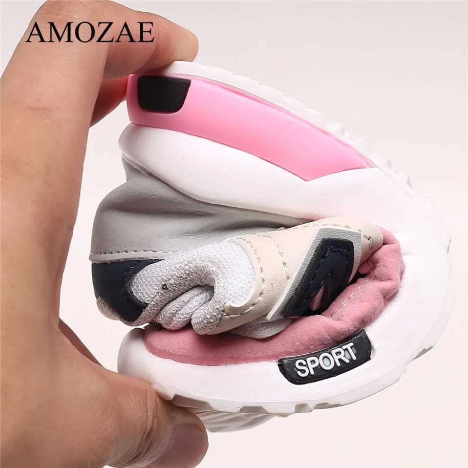 Spring and autumn childrens shoes baby boys and girls casual sports shoes breathable soft non slip running sports shoes size 21-30 W250407