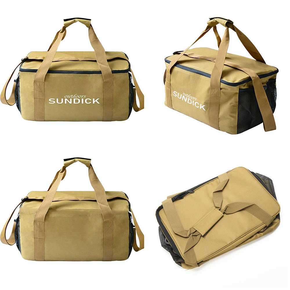 Outdoor Portable Storage Bag Large Capacity Travel Tableware Bag Meal Bag for Camping Picnic Tool Cookware Utensils OrganizerC250407