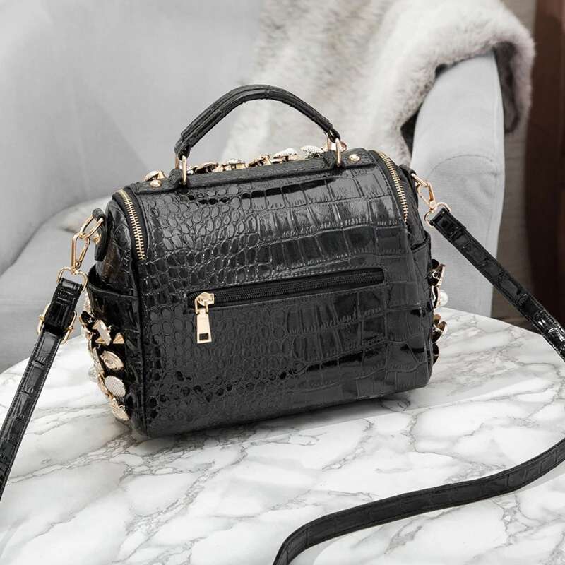 Handbag For Women Purses And Handbag Designer Handmade Women's Bag Casual Black Bucket Female Messenger Shoulder Bag New