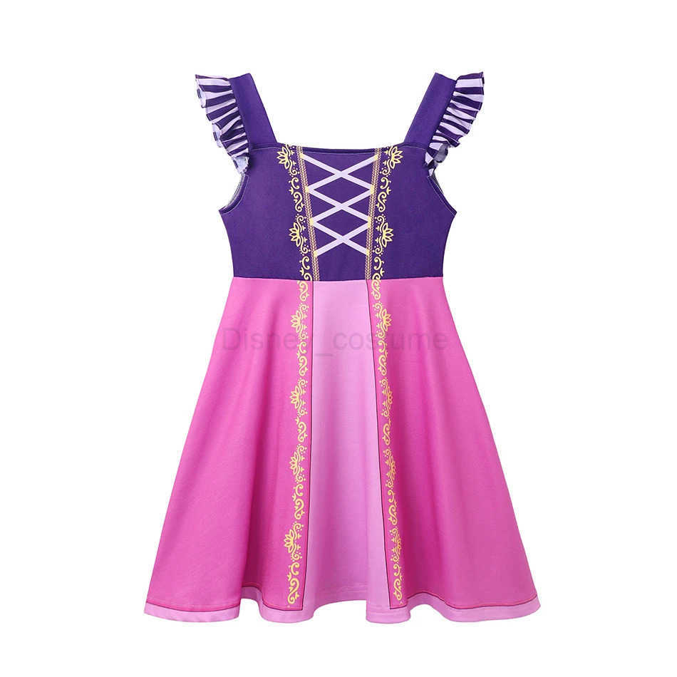 Disney Moana Dress for Girl Birthday Party Cosplay Mermaid Ariel Cinderella Princess Costume Kid Summer Casual Children Clothes X250408