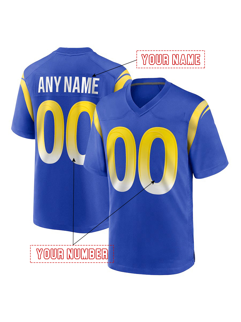 Custom 17 Nacua Football Jersey Stafford Verse Turner Atwell McCollough Jerseys Any Name Number