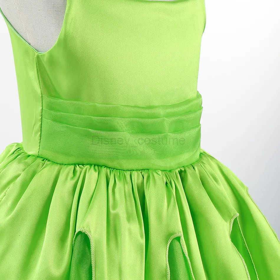 Disney Girl Flower Fairy Dress up Childrens Princess Dress with Wings Halloween Princess Costume Elf Party Little Ding Dang Bell Dress X250408