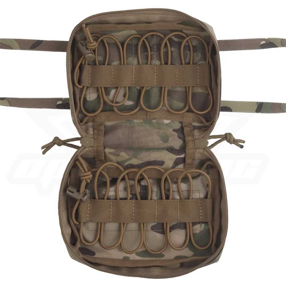 OphidianTac Horizontal Pull First Aid Pouch Molle Quick Deploy First Aid Kit Pack EDC Bag Hiking and Hunting EquipmentC250407