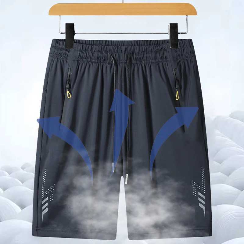Summer loose sports shorts board shorts outdoor running jogging gym fitness casual shorts mens quick dry bottom black M-4XLXJ250407