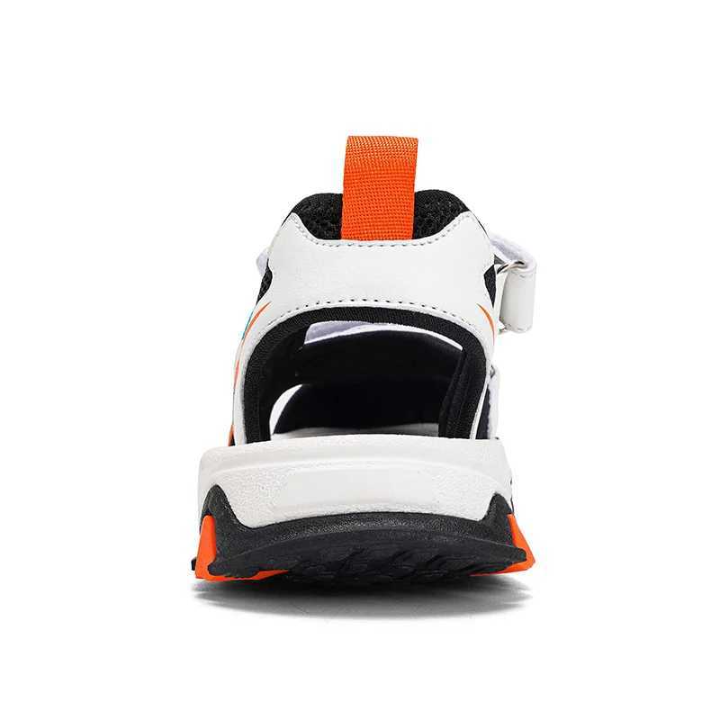Breathable sports sandals for boys and girls summer sandals casual beach shoes comfortable soft soled childrens shoes fashionable non slip shoes W2504
