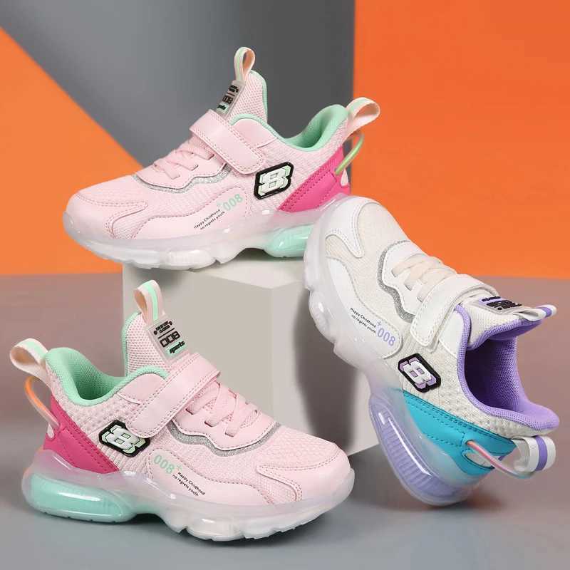 Childrens basketball shoes boys mesh shoes non slip breathable soft running shoes girls casual sports shoes Tenis childrens shoes W250407
