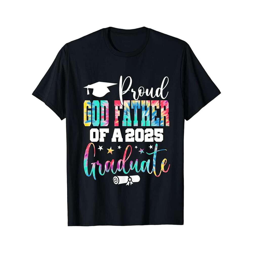 Designer T shirt Senior 2025 Proud Girlfriend Of A Class Of 2025 Graduate - 220g Tshits