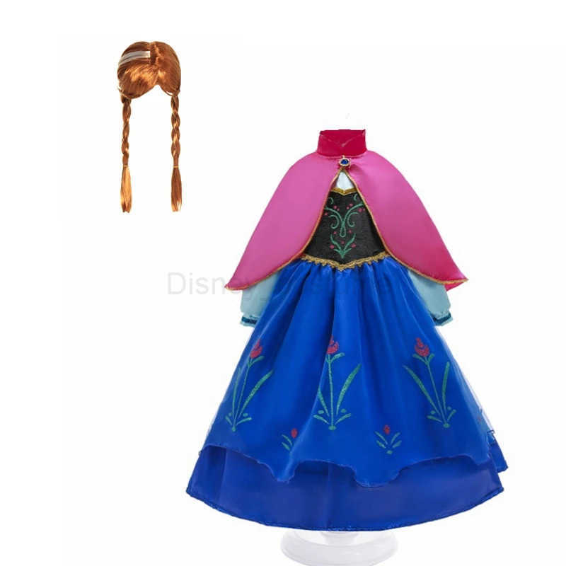 Disney Princess costume girl Anna dress 2 3 4 5 6 8 10 years X2504081