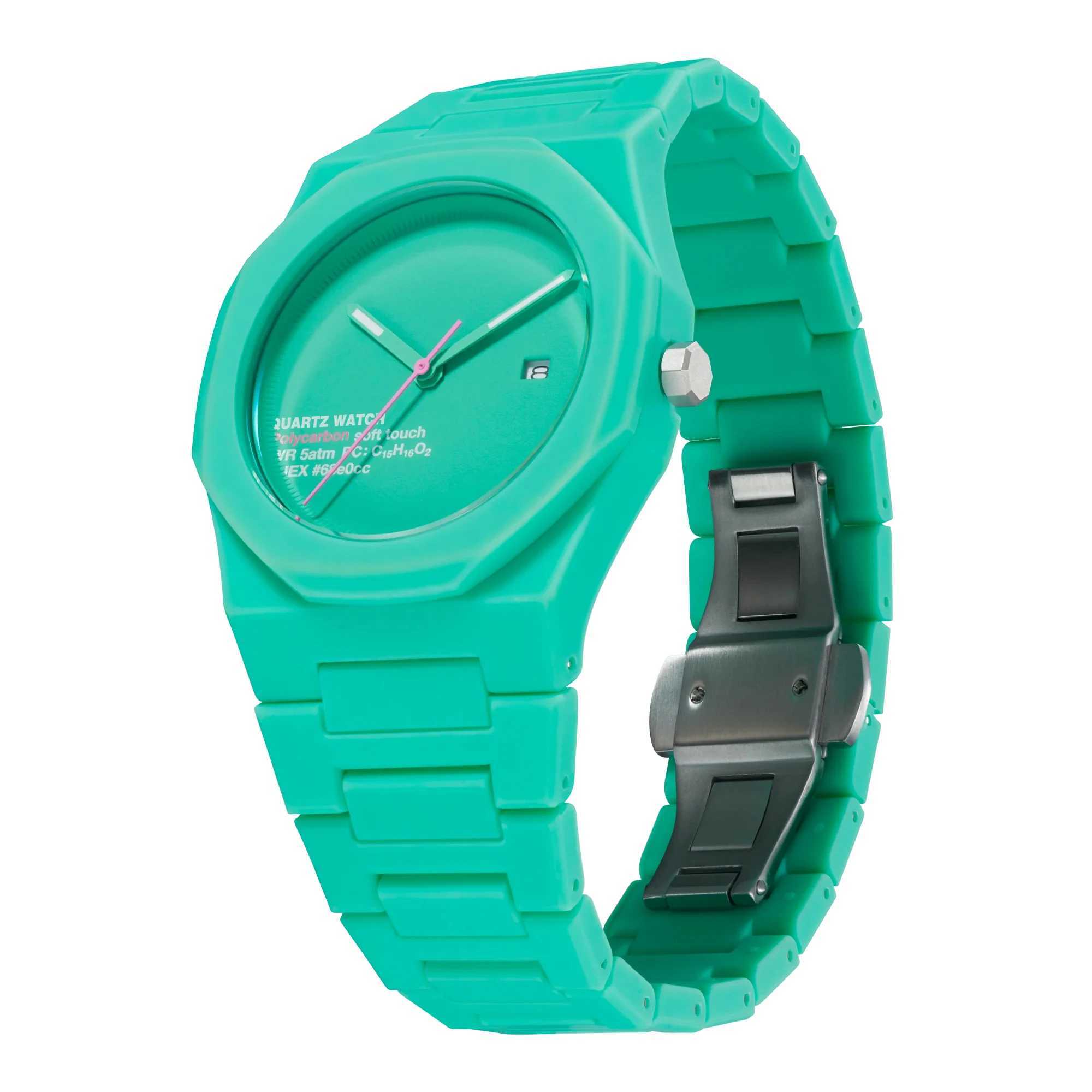 SHUAIKE 1142-10 Womens Dopamine Candy Color Waterproof Quartz Watch Fashionable and Innovative Couple Style Student Watch Y250407